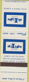 Matchbook Cover - Di Lido Hotel Miami Beach FL SAMPLE