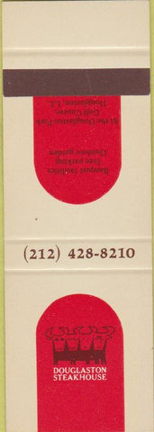 Matchbook Cover - Douglaston Steak House LI NY SAMPLE