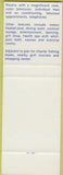 Matchbook Cover - Clipper Ship Motor Lodge Scituate Harbor MA SAMPLE