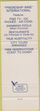 Matchbook Cover - Varsity Motel Cameron TX SAMPLE
