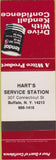 Matchbook Cover - Kendall Oil Gas Hart's Buffalo NY SAMPLE