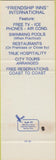 Matchbook Cover - Friendship Inn Hill Top Monroe NC SAMPLE