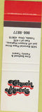 Matchbook Cover - Chuck Muer's Toledo OH SAMPLE
