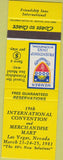 Matchbook Cover - Merchandise Mart Convention Las Vegas NV SAMPLE