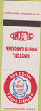 Matchbook Cover - DuPont Kinston NC Safety 1976 SAMPLE