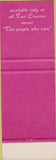 Matchbook Cover - Curly Cap Hair Salon Beachwood OH SAMPLE