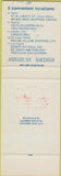 Matchbook Cover - American Savings Loan Carson City Las Vegas NV SAMPLE