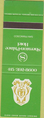 Matchbook Cover - Sheraton Palace Hotel San Francisco CA SAMPLE
