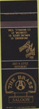 Matchbook Cover - The Brass Saloon Nashville TN SAMPLE