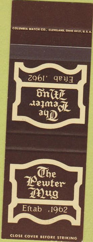 Matchbook Cover - The Pewter Mug Cleveland Columbus Dayton Berea OH SAMPLE