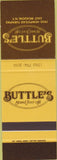 Matchbook Cover - Buttle's Cafe East Meadow NY SAMPLE
