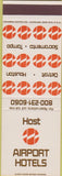 Matchbook Cover - Host Airport Hotels SAMPLE