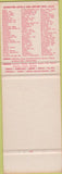 Matchbook Cover - Sheraton Hotels SAMPLE