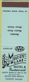 Matchbook Cover - Melody Lane Motel Raton NM SAMPLE