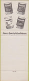Matchbook Cover - Kendall Oil Gas LJ Allen Chambersburg PA SAMPLE