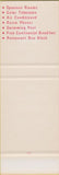 Matchbook Cover - Heart of Augusta GA Motel SAMPLE