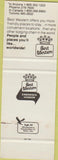 Matchbook Cover - Vista Manor Lodge Fort Bragg CA SAMPLE