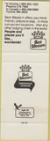 Matchbook Cover - The Caballero El Paso TX SAMPLE