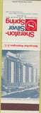 Matchbook Cover - Sheraton Hotel Silver Spring MD SAMPLE