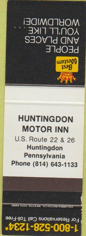 Matchbook Cover - Huntingdon Motor Inn PA SAMPLE