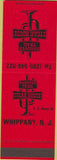 Matchbook Cover - Hanover Trail Steak House Whippany NJ SAMPLE cactus