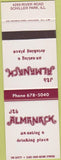 Matchbook Cover - The Almanack Schiller Park IL SAMPLE