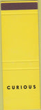 Matchbook Cover - Curious Gamma Ray SAMPLE