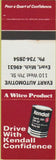 Matchbook Cover - Kendall Oil Gas Evart MI SAMPLE