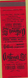 Matchbook Cover - Antone's Import Co Tulsa OK Houston TX SAMPLE