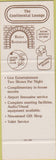 Matchbook Cover - Bond Court Hotel Cleveland OH SAMPLE