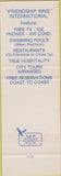 Matchbook Cover - Tam O Shanger Motel Las Vegas NV SAMPLE