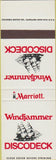 Matchbook Cover - Windjammer Disco Marriott SAMPLE