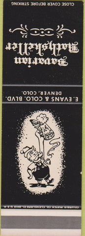 Matchbook Cover - Bavarian Rathskeller Denver CO SAMPLE
