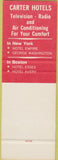 Matchbook Cover - Hotel Empire New York City SAMPLE