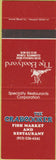 Matchbook Cover - The Boatyard Clearwater FL SAMPLE