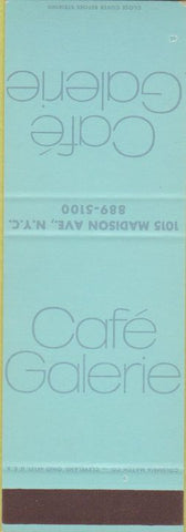 Matchbook Cover - Cafe Galerie New York City SAMPLE