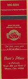 Matchbook Cover - Bart's Place Mentor OH SAMPLE