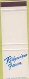 Matchbook Cover - Ridgeview Farm SAMPLE