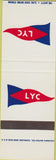 Matchbook Cover - LYC Yacht Club SAMPLE