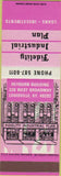 Matchbook Cover - Fidelity Industrial Plan Louisville KY SAMPLE