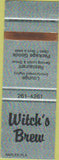 Matchbook Cover - Witch's Brew Naples FL SAMPLE