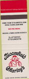 Matchbook Cover - Bloomfield Charley's West Bloomfield MI SAMPLE