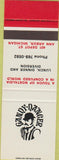 Matchbook Cover - Gandy Danger Ann Arbor MI SAMPLE