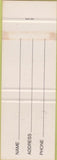 Matchbook Cover - Disco Bourbon Pub New Orleans LA Houston TX SAMPLE