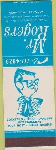 Matchbook Cover - Mr. Rogers North ST Paul MN SAMPLE