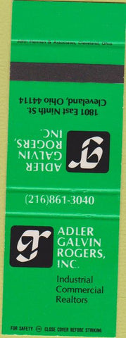Matchbook Cover - Adler Galvin Rogers Cleveland OH SAMPLE