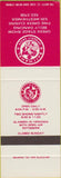 Matchbook Cover - Bacchanal Greek Restaurant Houston TX SAMPLE