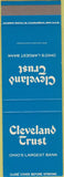Matchbook Cover - Cleveland Trust OH Bank SAMPLE