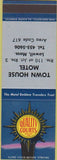 Matchbook Cover - Town House Motel Lowell MA SAMPLE