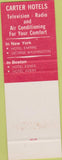 Matchbook Cover - Hotel Essex Boston MA SAMPLE